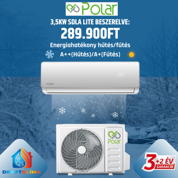Polar Lite 3,5kW Beszerelve