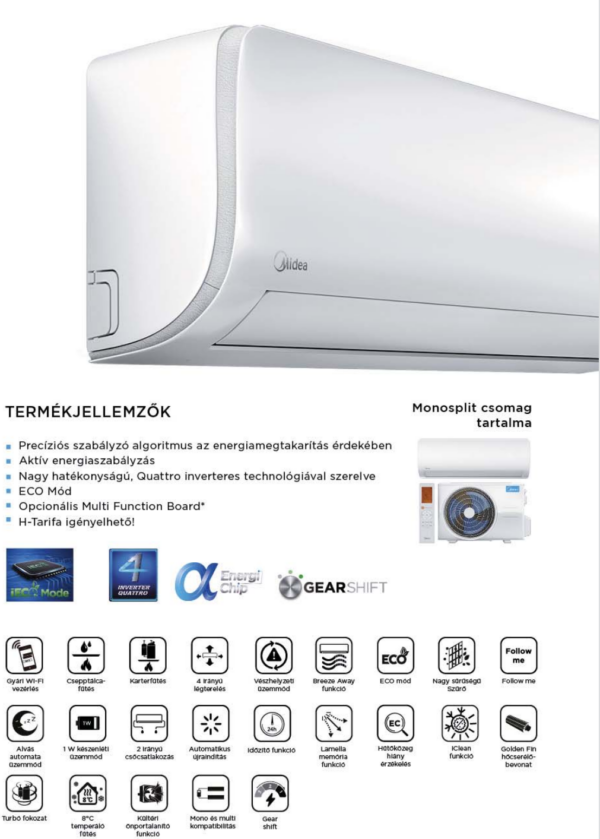 Midea Xtreme Save Pro 3,5kW MGP2X-12-SP - Image 2