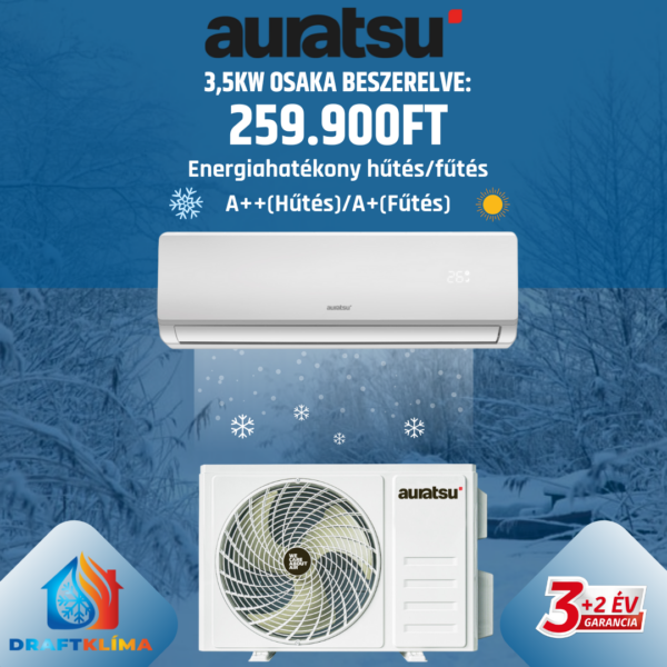 Auratsu Osaka 3,5kW Beszerelve